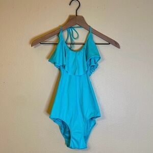 Victoria’s Secret Light Blue Ruffle One Piece